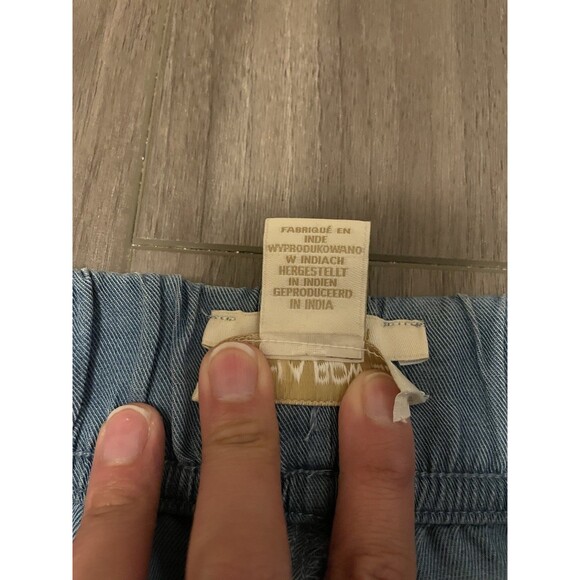 Cynthia Rowley pants Women’s XS Blue 100% Lyocell Ankle Pants Elastic Waist NWT - Picture 6 of 11